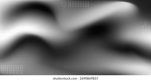 Fondo líquido blanco y negro abstracto del líquido