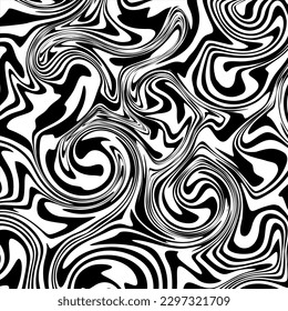 Abstract black white marble background. Wavy marble background. Printable abstract liquid marble painting background. vector background. eps