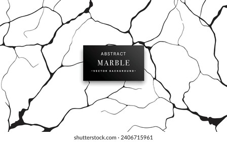 Abstract black and white marble texture background