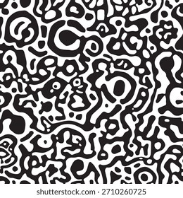 Abstractas patrón de laberinto blanco y negro