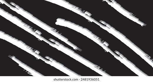 Abstract black and white monochrome grunge background with lines and paint strokes.