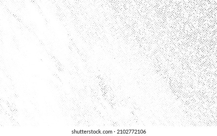 Abstract black and white monochrome halftone background. Vector illustration.