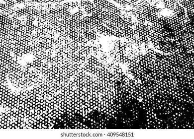 Abstract black and white net texture 