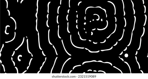 Abstract black and white organic pattern created using a computer generative algorithm called reaction-diffusion.