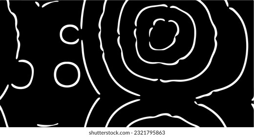 Abstract black and white organic pattern created using a computer generative algorithm called reaction-diffusion.