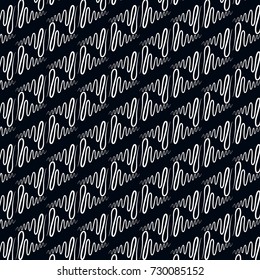 abstract black and white ornament, vector illustration