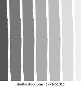 Resumen de pincel y trazos de pintura en blanco y negro, fondo de patrón de rayas. pinceladas de pincel de color blanco y negro y dibujado a mano con fondo de líneas horizontales