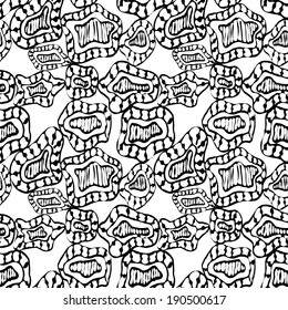 Abstract black and white pattern