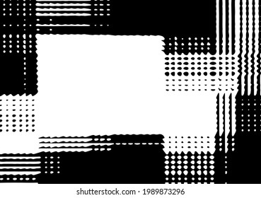Abstract black and white pattern 