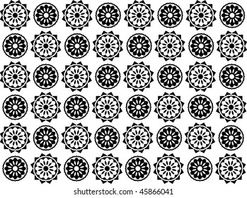 Abstract black & white pattern