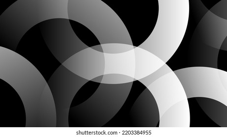 abstract black and white pattern circle background