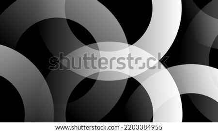 abstract black and white pattern circle background