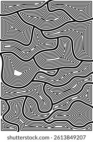 Abstract black and white pattern design background