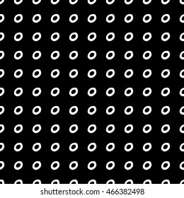 Abstract black and white pattern with hand drawn dots. Cute doodle black and white pattern. Seamless vector black and white pattern for fabric, wallpapers, wrapping paper, cards and web backgrounds.
