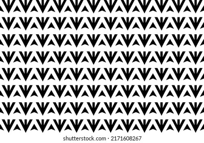 Abstract black and white pattern. Monochrome seamless geometric pattern. Repeating shapes, geometric elements.