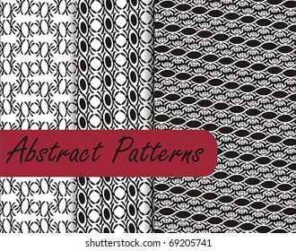 Abstract black and white Patterns