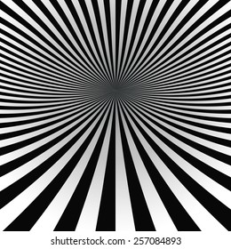 Abstract black and white perspective background