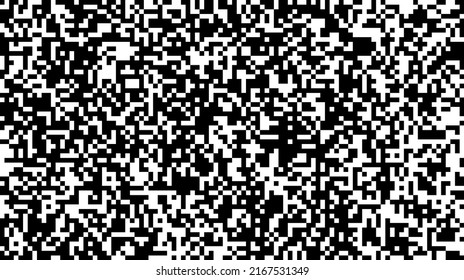 Abstrakter schwarz-weißer Pixelhintergrund