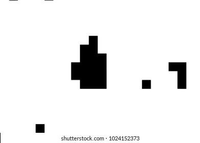 Abstract black white pixel pattern background. Bar code or qr code.