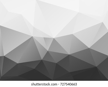 abstract black and white polygonal pattern