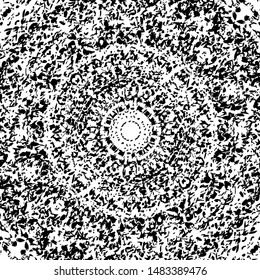 Abstract black and white print. Decorative illustration, good for printing.  
Black and white wallpaper vector