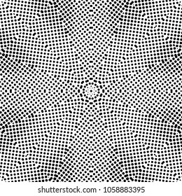 Abstract black and white  psychedelic kaleidoscopic seamless pattern.vector