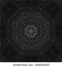 Abstract black and white  psychedelic kaleidoscopic seamless pattern.vector