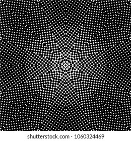 Abstract black and white  psychedelic kaleidoscopic seamless pattern.vector