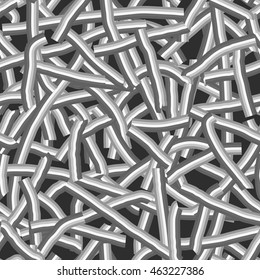 Abstract black and white psychedelic seamless pattern.