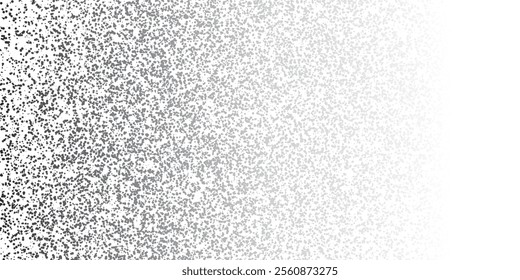 Abstract Black and White Random Placed Spots - Gradient Shade Background Design, Pattern in Editable Vector Format