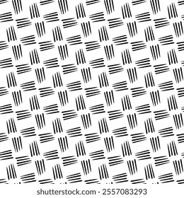 Abstract black and white repeating background