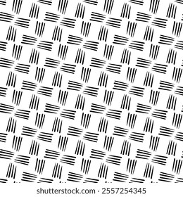 Abstract black and white repeating background