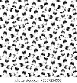 Abstract black and white repeating background