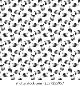 Abstract black and white repeating background