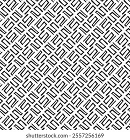 Abstract black and white repeating background