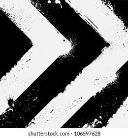 Abstract black and white road background