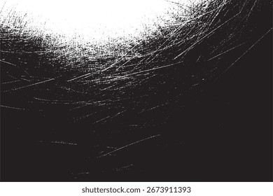 Fundo de textura arranhada preto e branco abstrato