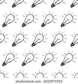 Abstract black and white seamless background