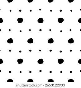 Abstract black and white seamless background