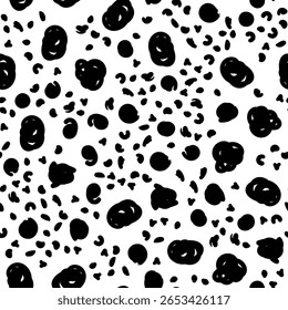 Abstract black and white seamless background