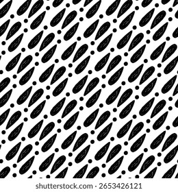 Abstract black and white seamless background