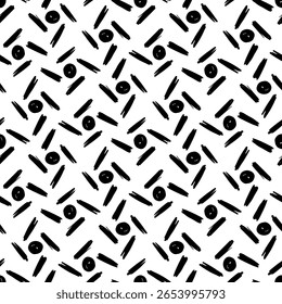 Abstract black and white seamless background