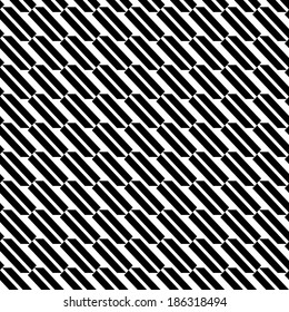 Abstract black and white seamless pattern (vector version)