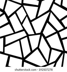 Abstract black and white seamless pattern. 