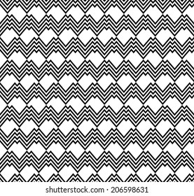 Abstract black and white seamless pattern (vector version)