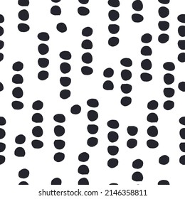 Abstract black and white seamless pattern, digital vector background. Fun contemporary modern repeating background. 