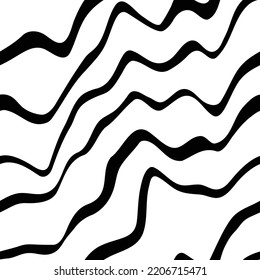Abstract black and white seamless pattern