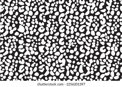 Abstract Black and White Seamless Pattern