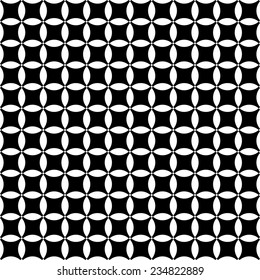 Abstract Black and White Seamless Pattern