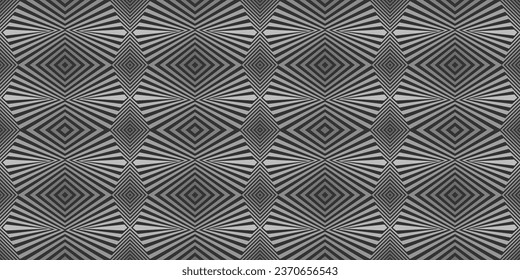 Abstract black and white seamless pattern